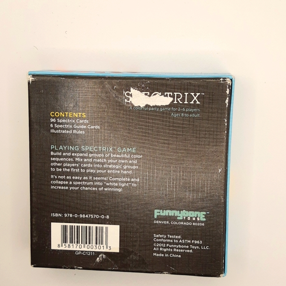 Spectrix Spectrum Color Match and Sequence Card Game Brain Games STEM COMPLETE - Picture 6 of 12